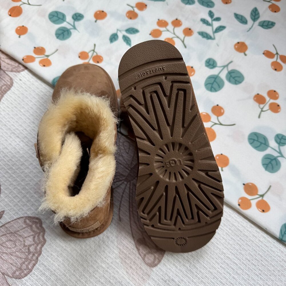 UGG Mini Bailey Button Crystals Chestnut Boots - … - image 7